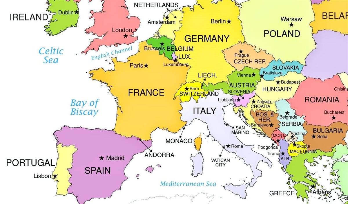 Vatikán města, země, mapa