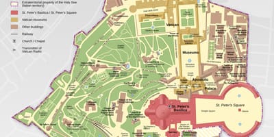 Mapa Vatikánu