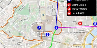 Vstup do Vatikánského muzea mapě